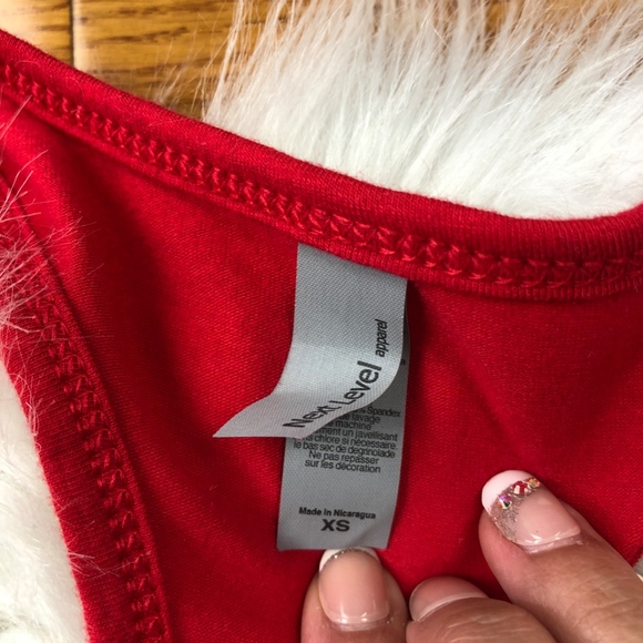 🌞Next Level Women's Maid of Honor Red Tank Top XS - Picture 4 of 6